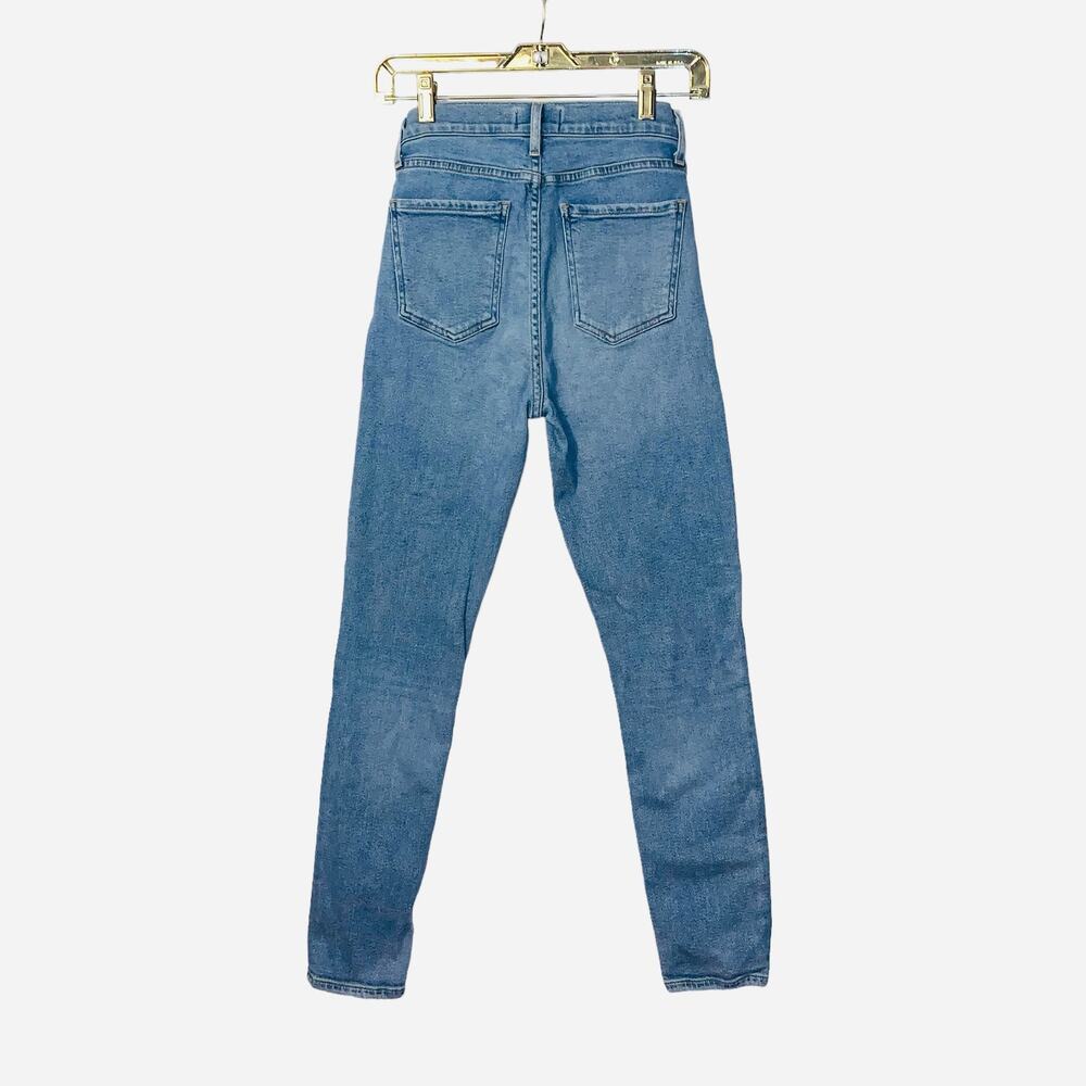 AGolde Women's Nico High Rise Skinny Fit Button Fly Jeans Size 24